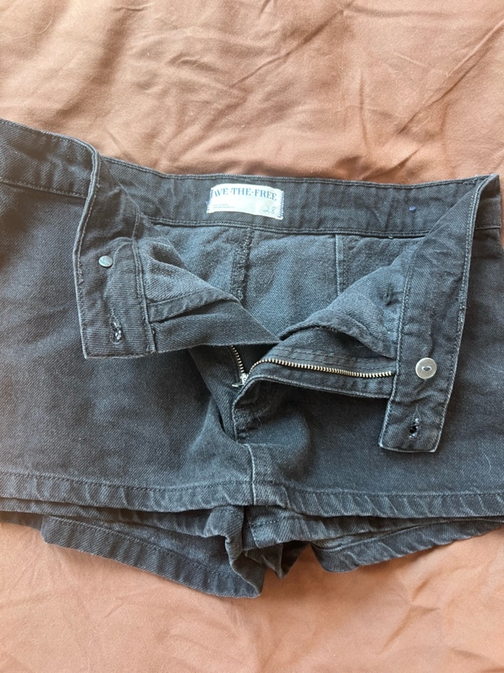 We The Free Galivanting Skort in Black Free People Size 28 Mini Skirt - Picture 12 of 16